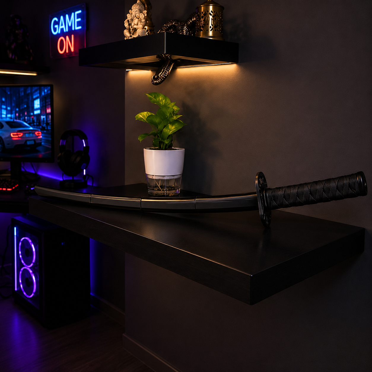 Fidgy™ KuroBlade – 3D Printed Display Katana