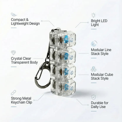 Stress Relief Keyboard Fidget Keychain